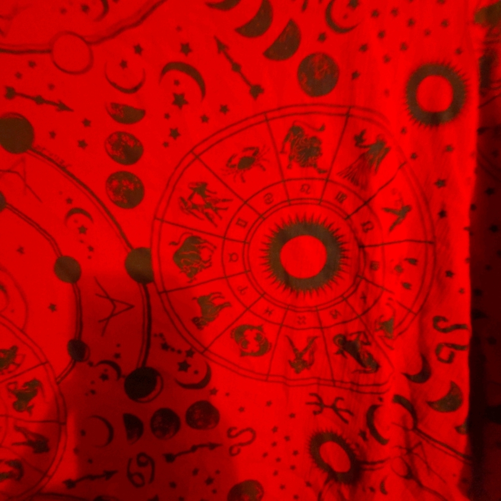 Hot topic zodiac kimono mini length